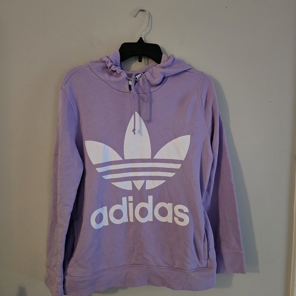adidas Tops - Adidas Lavender Sweatshirt with Logo